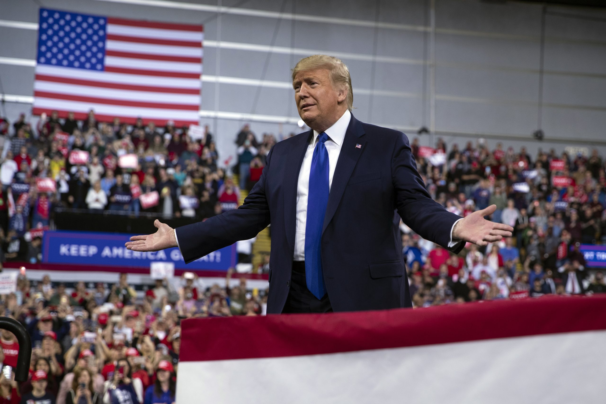 Impeachment ‘increasing’ support for Trump