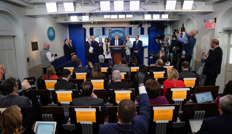 Correspondents’ Association member who was in White House last week ‘suspected’ of having coronavirus