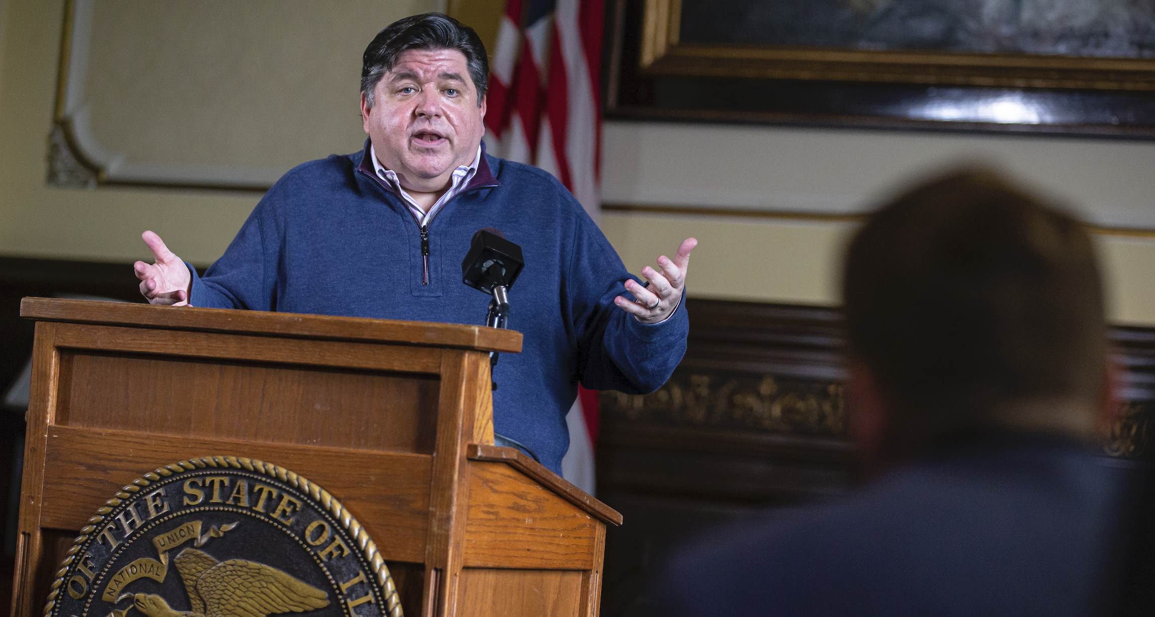 Pritzker: Vaccine mandate will ‘work itself out’ despite concerns about testing costs