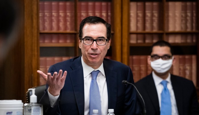 Mnuchin says White House to recommend lowering unemployment benefits to 70% of wages