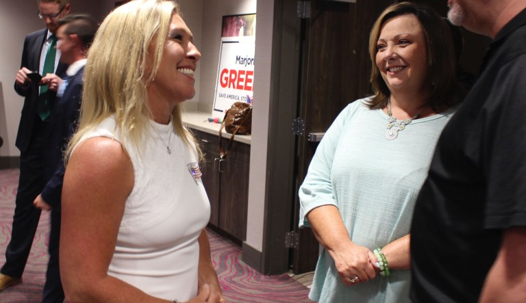 QAnon endorser Marjorie Taylor Greene to campaign with Sen. Kelly Loeffler