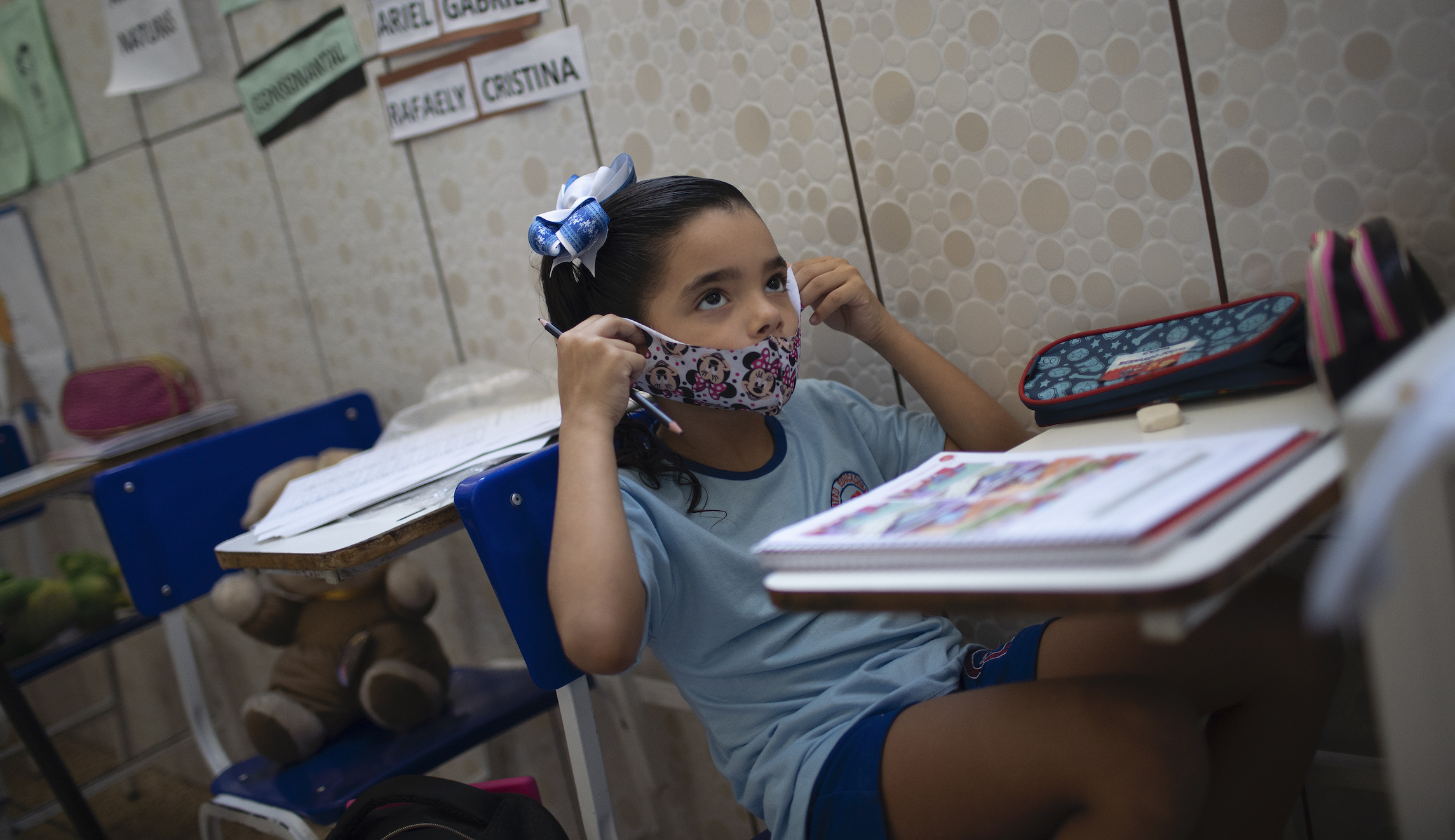 Some school districts opening classrooms for in-person learning