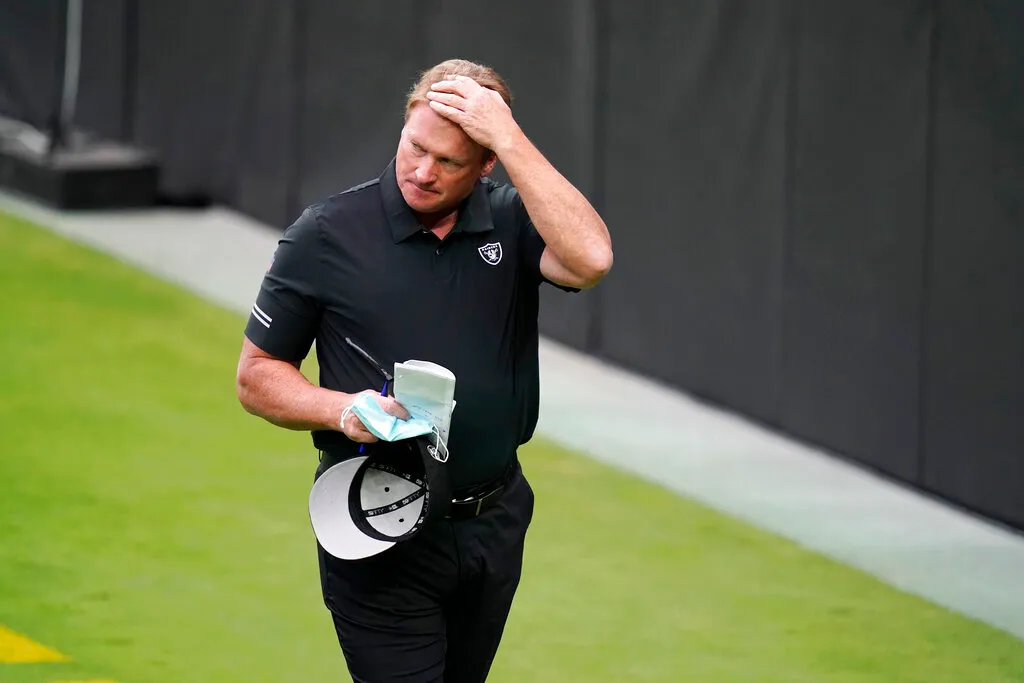 Jon Gruden out as Las Vegas Raiders coach