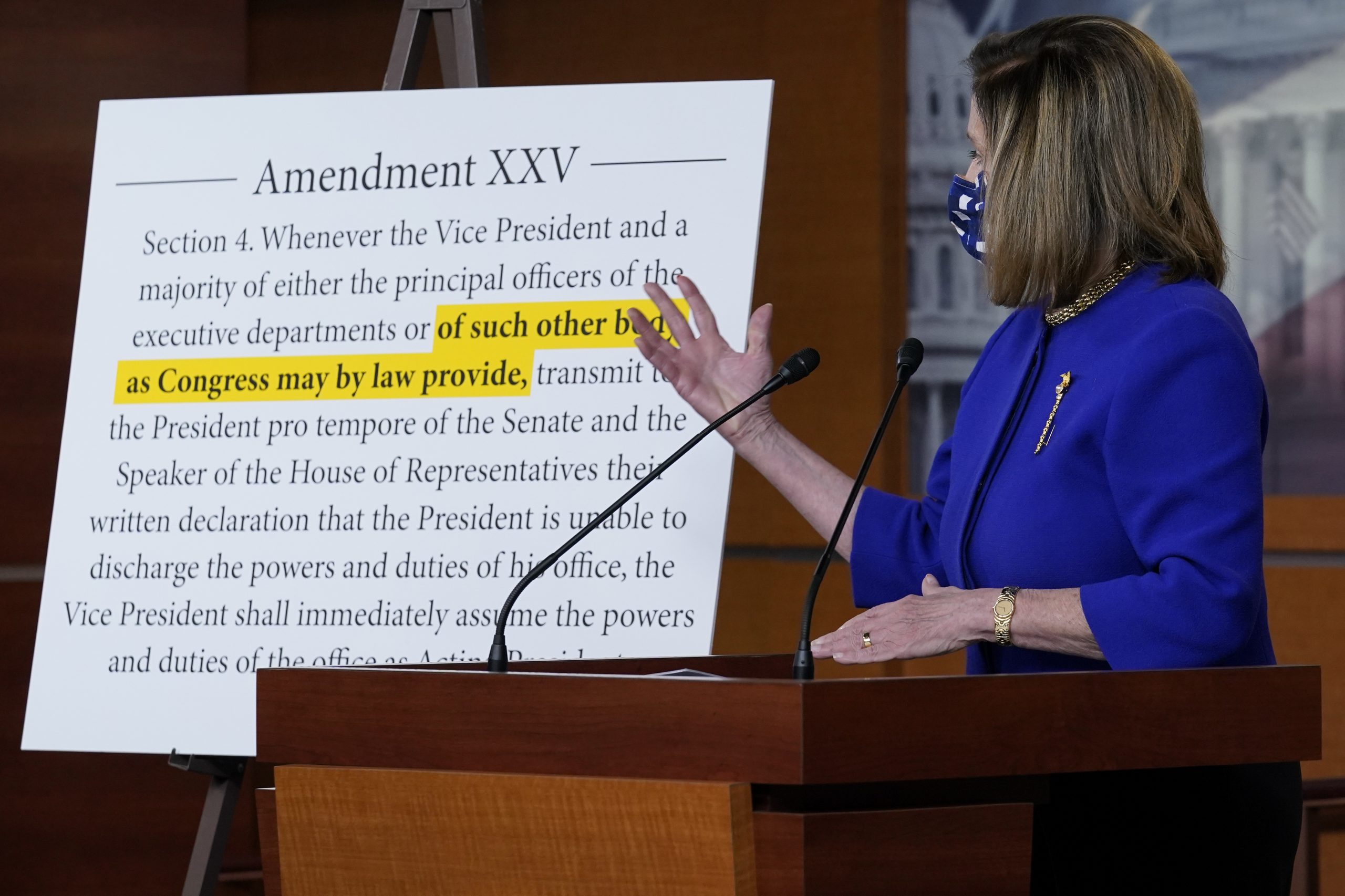 Democrats’ 25th Amendment proposal would not make it much easier to remove a president