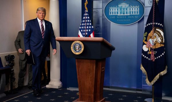 Twitter censors tweets from Trump on Saturday morning