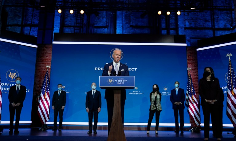 Biden urges speedy confirmation for national security team as GOP grumbles