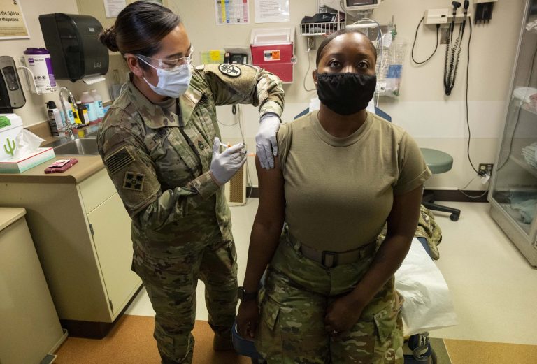 Austin urges military to take COVID-19 vaccine as refusals persist