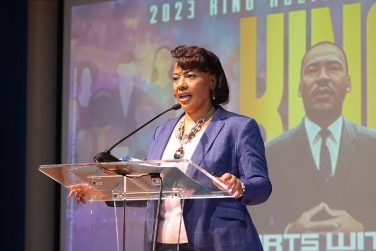 Martin Luther King Jr’s daughter tells students to ‘refuse to return to school’ until shootings addressed