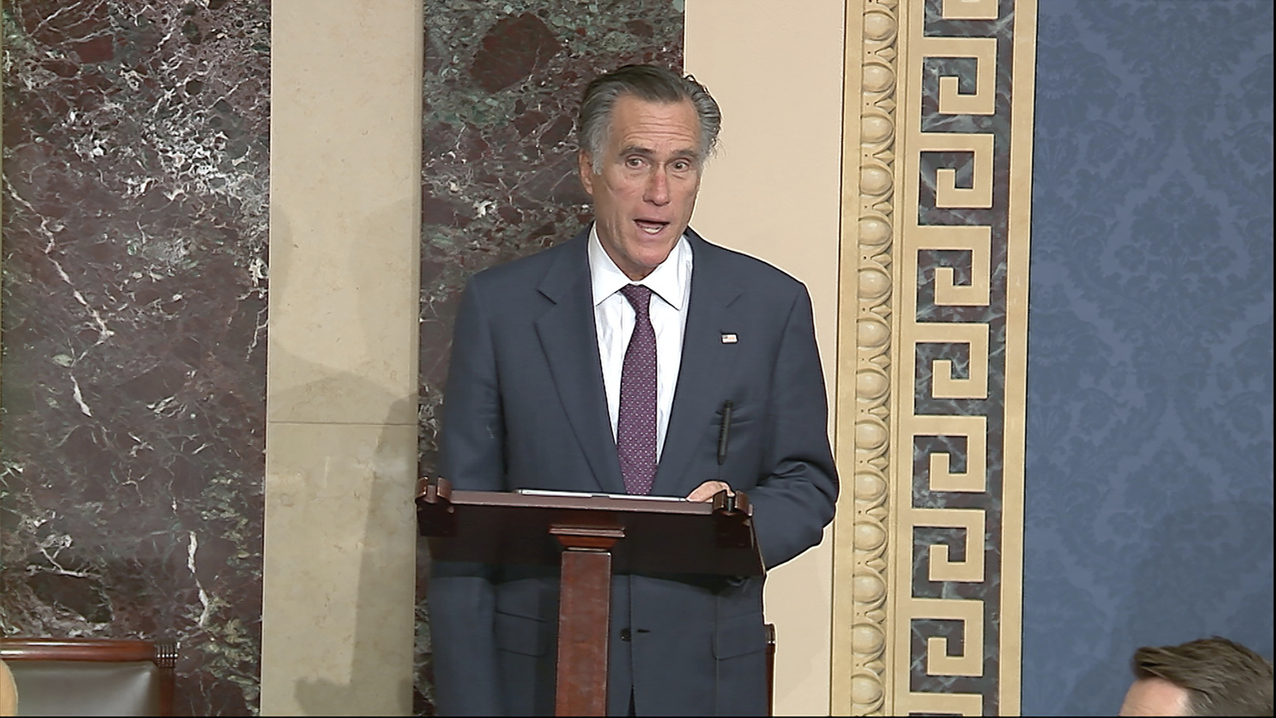 Romney receives JFK ‘courage’ award for Trump impeachment vote