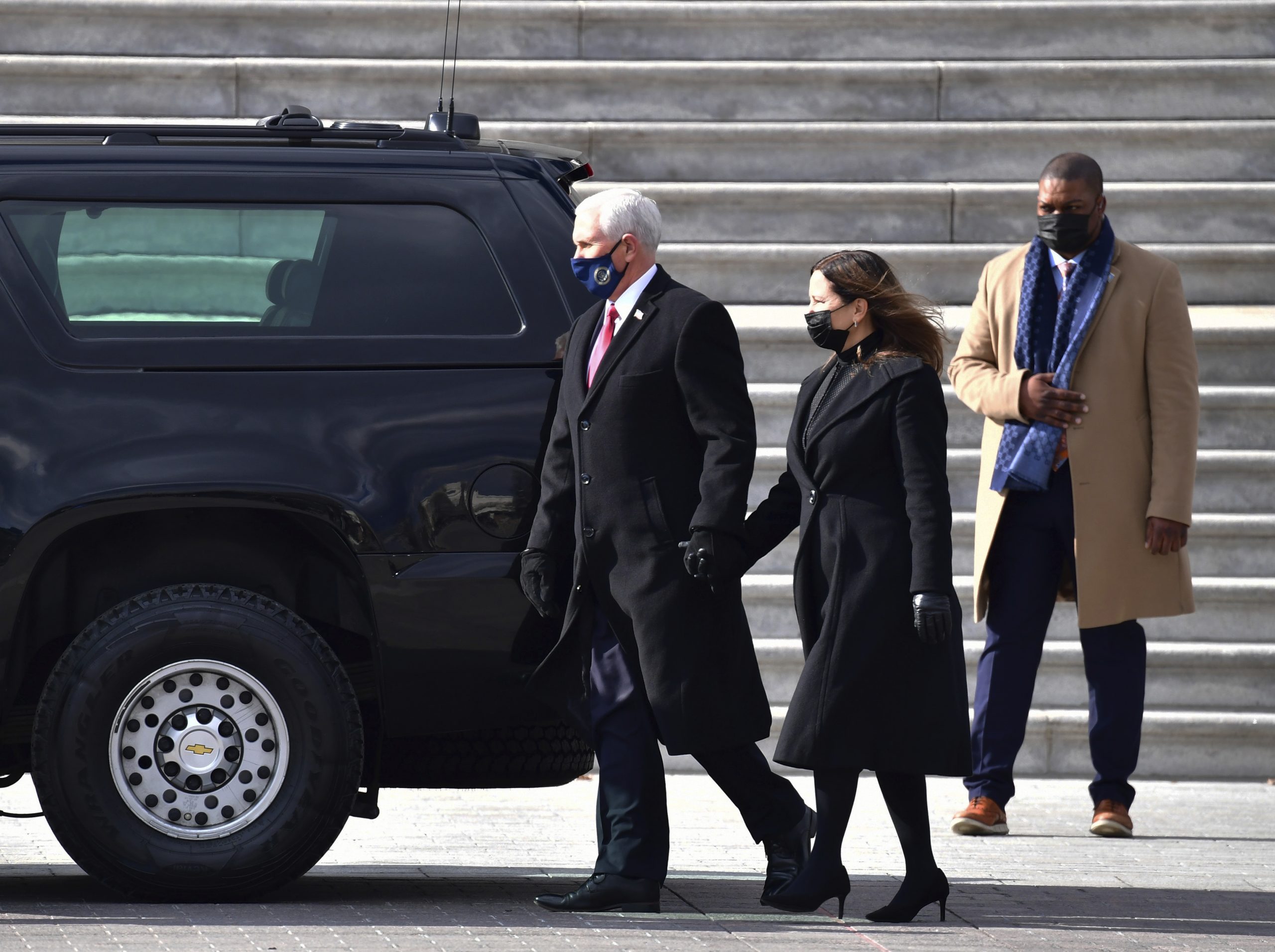 As Trump stayed away, Pence helped usher in a peaceful presidential transition