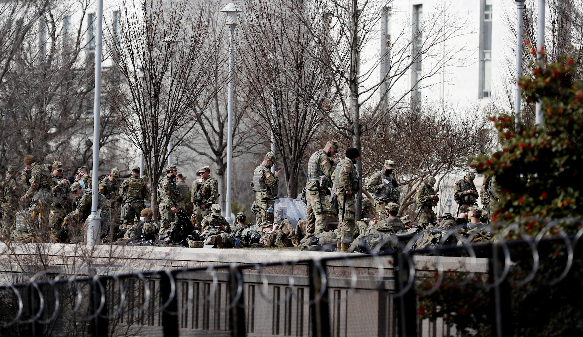 National Guardsmen banished to garage allowed back in Capitol after Congress unites in rage