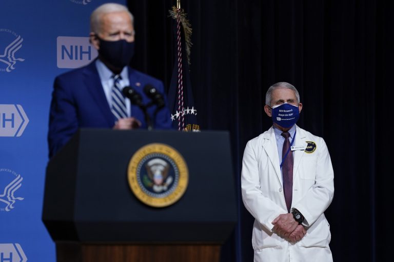 Biden and Fauci discussing cutting wait time for COVID-19 booster from eight months to five
