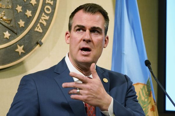 Stitt proposes ending grocery tax in state of the state address