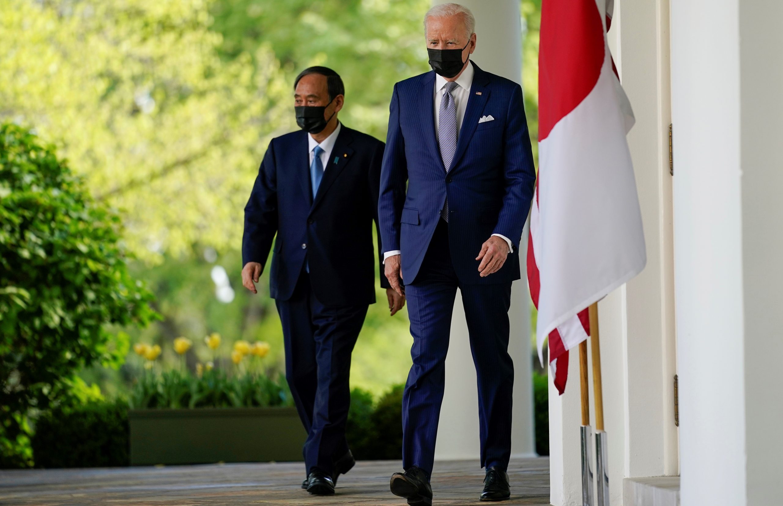 Biden uses meeting with Japanese PM to show focus on China threat