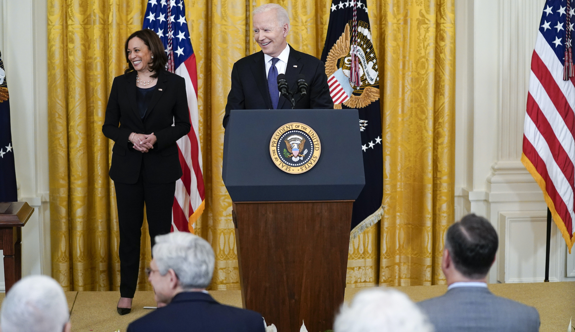 ‘Tell them we’re busy’: Rogue cellphone crashes Biden’s bill signing ceremony