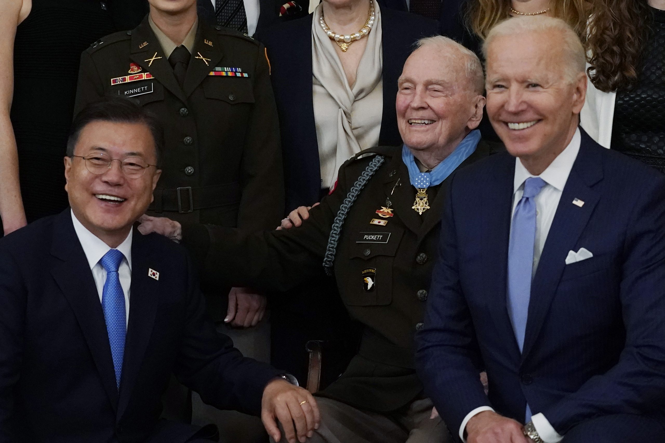 Biden shouts out wrong South Korean dignitary during Medal of Honor ceremony