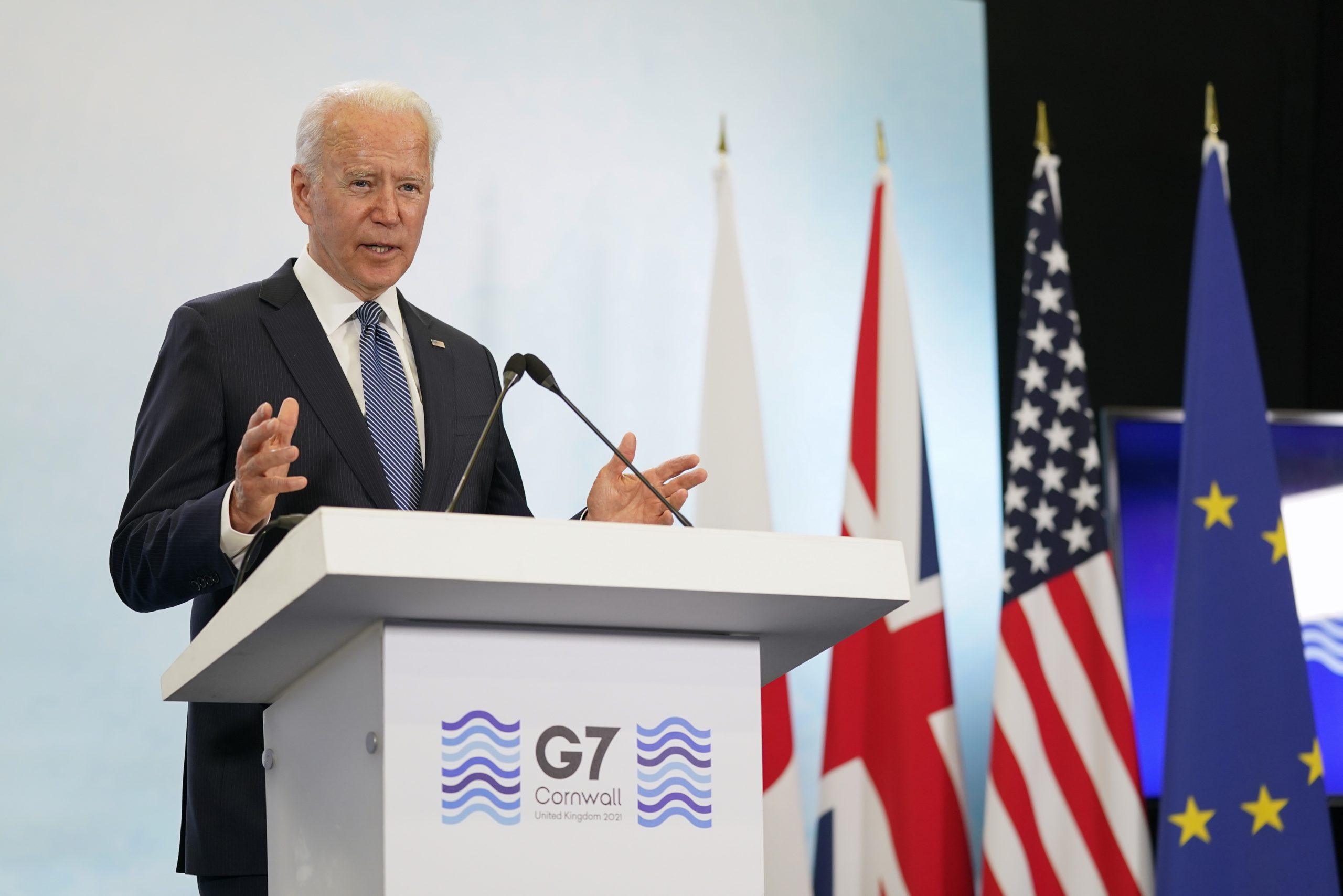 Biden confuses Libya and Syria three times during remarks at G-7 summit