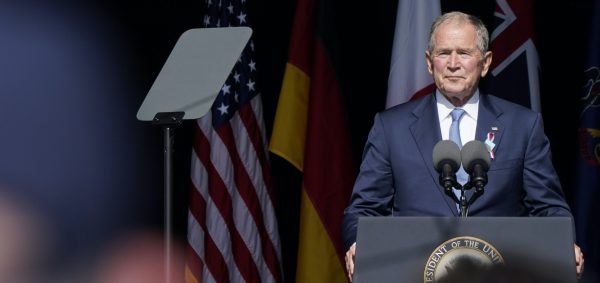 ‘Heartbroken’ George W. Bush shares painting of late Madeleine Albright