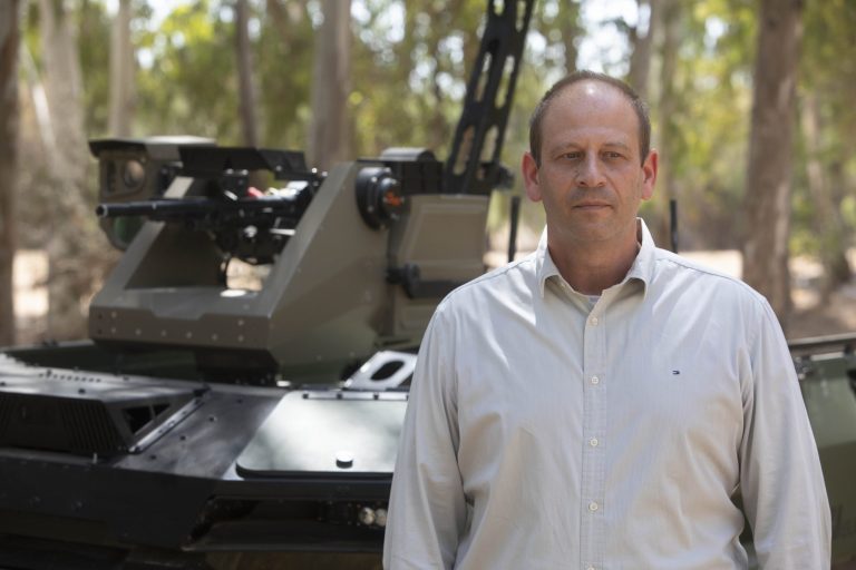 Israeli firm unveils armed autonomous vehicle to patrol battlegrounds