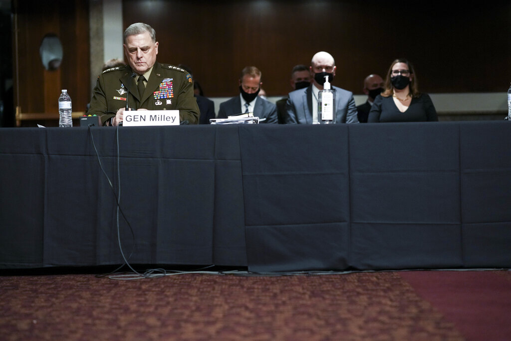 Milley says Trump officials knew of scrutinized calls to China