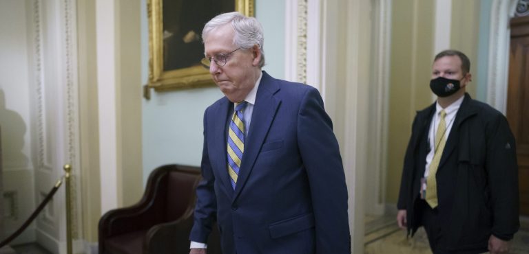 McConnell offers short-term debt limit extension amid standoff with Senate Democrats