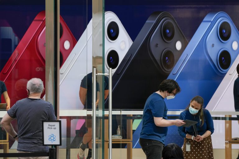 JPMorgan issues falling projections for iPhone sales as Apple battles supply crisis