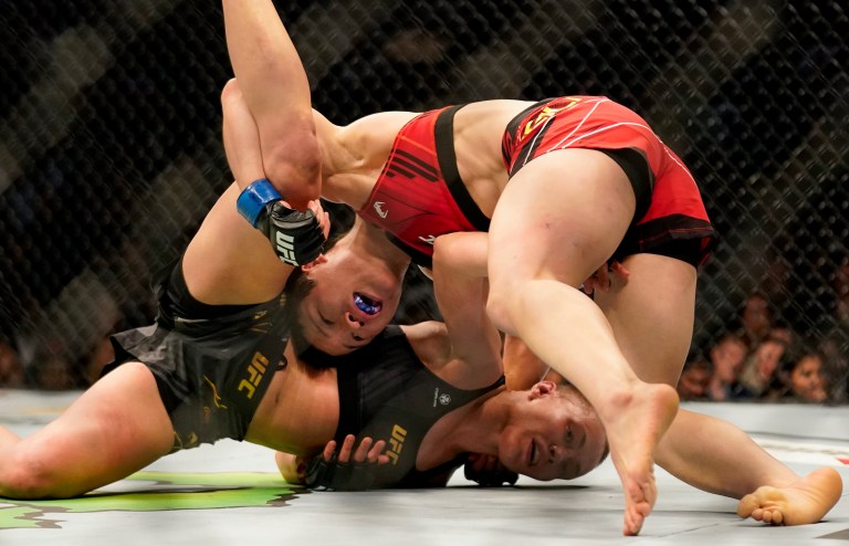UFC stadium chants ‘F*** Joe Biden’ during Rose Namajunas fight