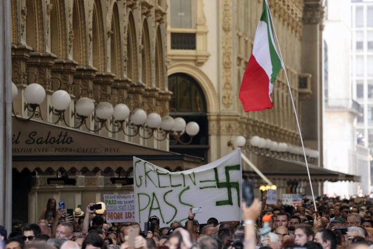Italian police investigate 17 anti-vaccine activists allegedly threatening public officials