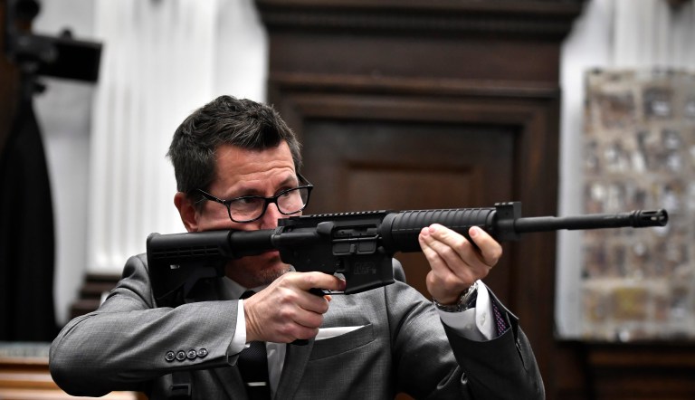 WATCH: Gun used by Kyle Rittenhouse in Kenosha shooting destroyed