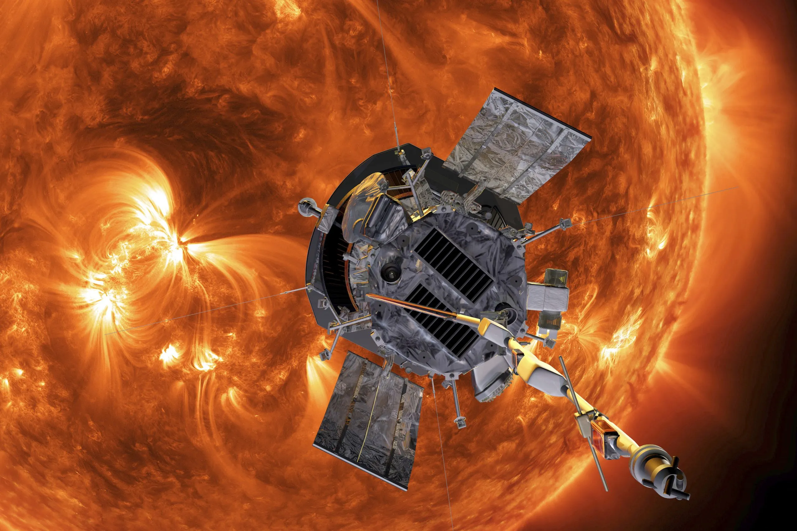 NASA spacecraft touches surface of the sun