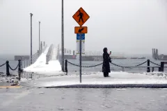 Nor’easter leaves thousands without power, flights canceled