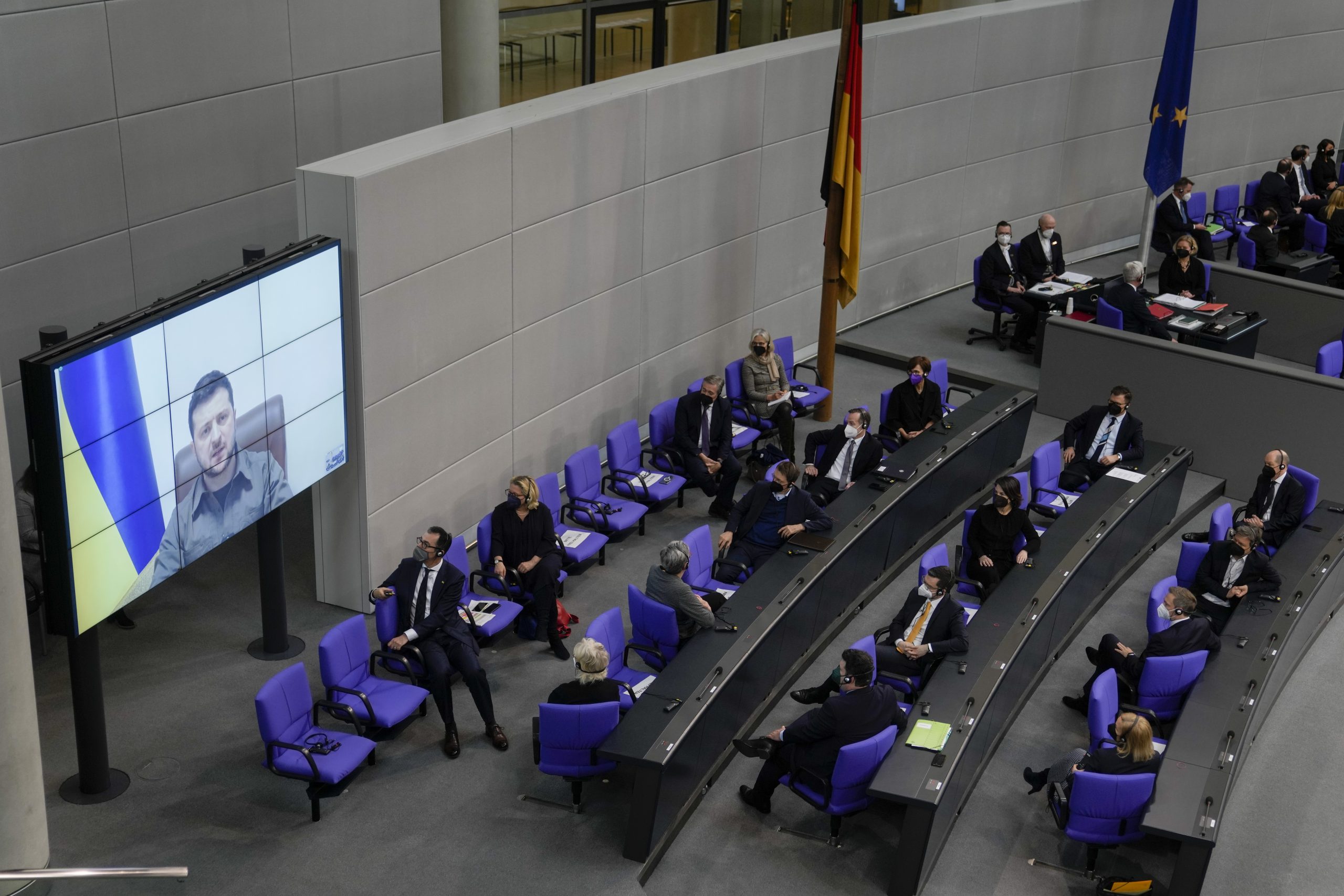 Zelensky accuses Germany of being ‘too late to stop war’ by hesitating to sanction Russia