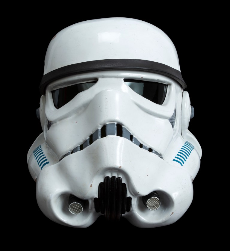 Original Stormtrooper helmet and Thor’s hammer for sale at mega Hollywood auction
