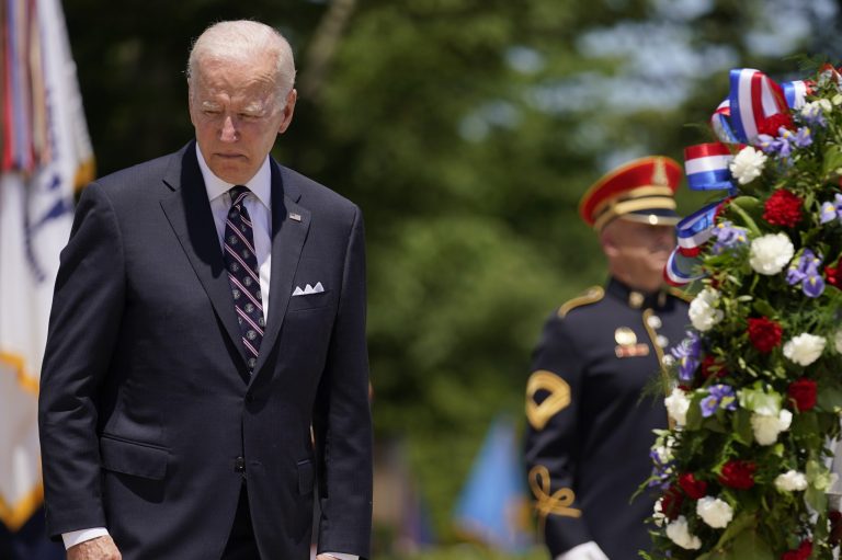 ‘Pain and pride are mixed together’: Biden delivers 2022 Memorial Day address