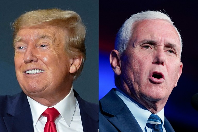 Pence says it is Trump’s decision on whether to drop out if indicted