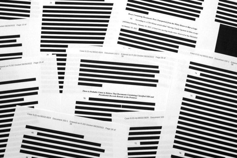 Redacted: FBI affidavit response to Trumpworld declassification claims