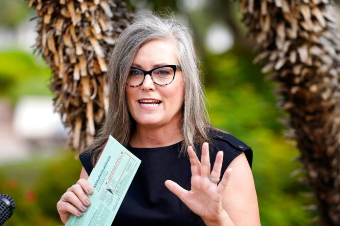 Arizona Democratic gubernatorial candidate Katie Hobbs.