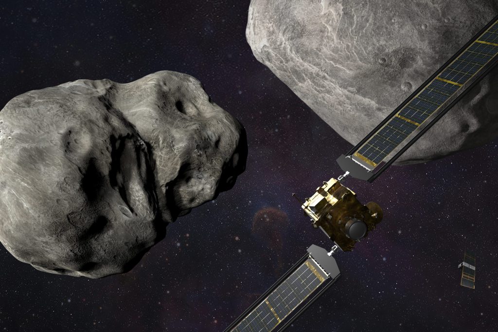 NASA’s historic DART mission sees spacecraft smash into asteroid