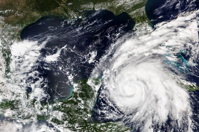 This Sept. 26, 2022, satellite image released by NASA shows Hurricane Ian, which is forecast to become a Category 4 with top winds of 140 mph (225 km/h) over warm Gulf of Mexico waters before striking Florida Wednesday. 
