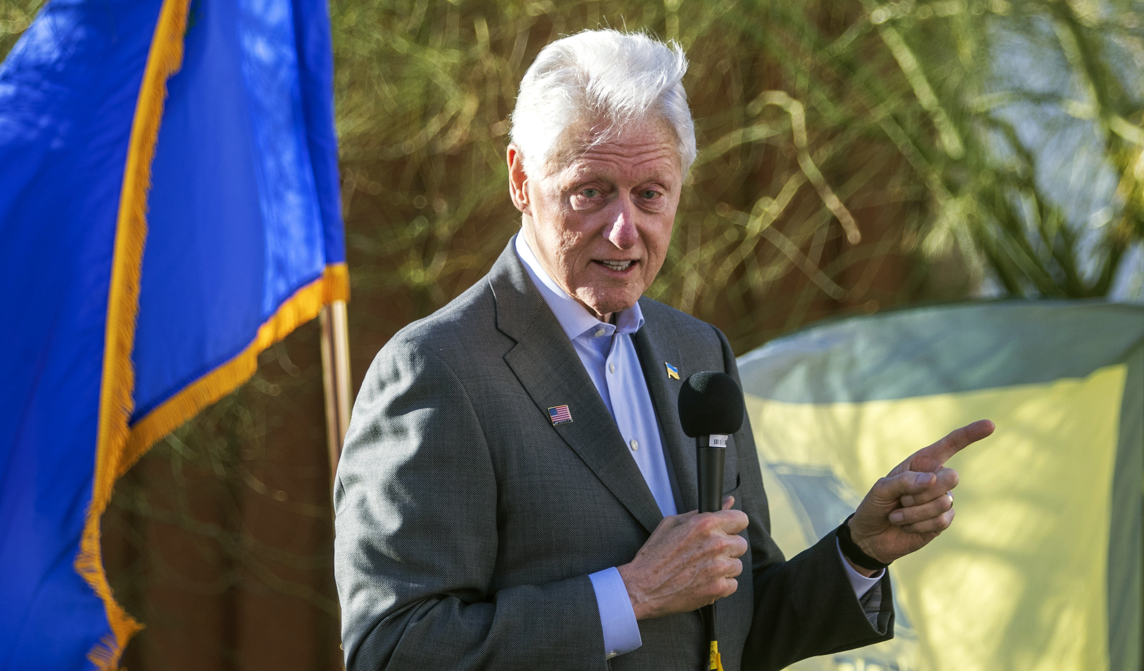 WATCH: Bill Clinton visits Texas border to help vulnerable Democrats