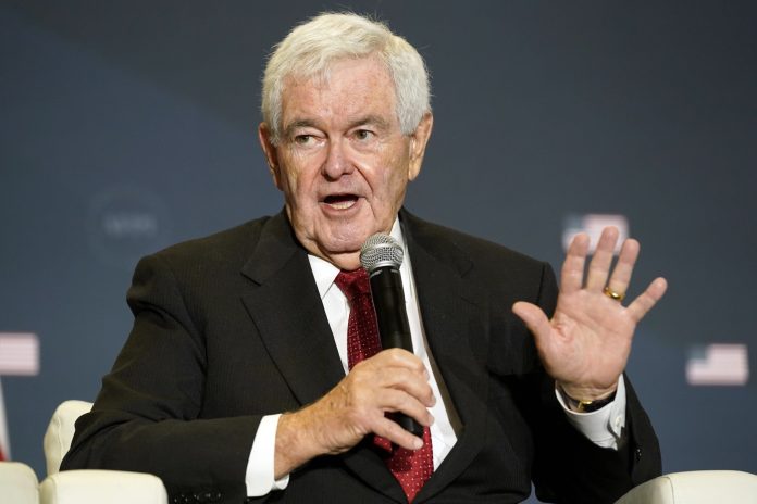 Former House Speaker Newt Gingrich.