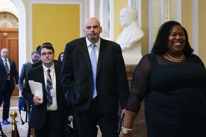 John Fetterman jokes about ‘a Fetterman’ wearing shorts to swearing-in ceremony
