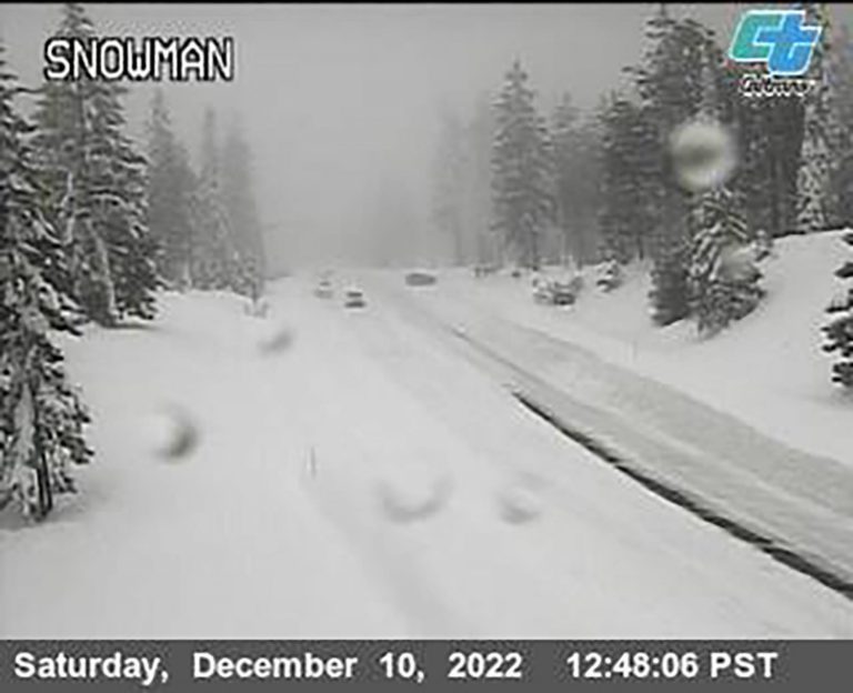 Snow Cal: Huge ‘bowling bowl’ storm hammers California with wintery blast