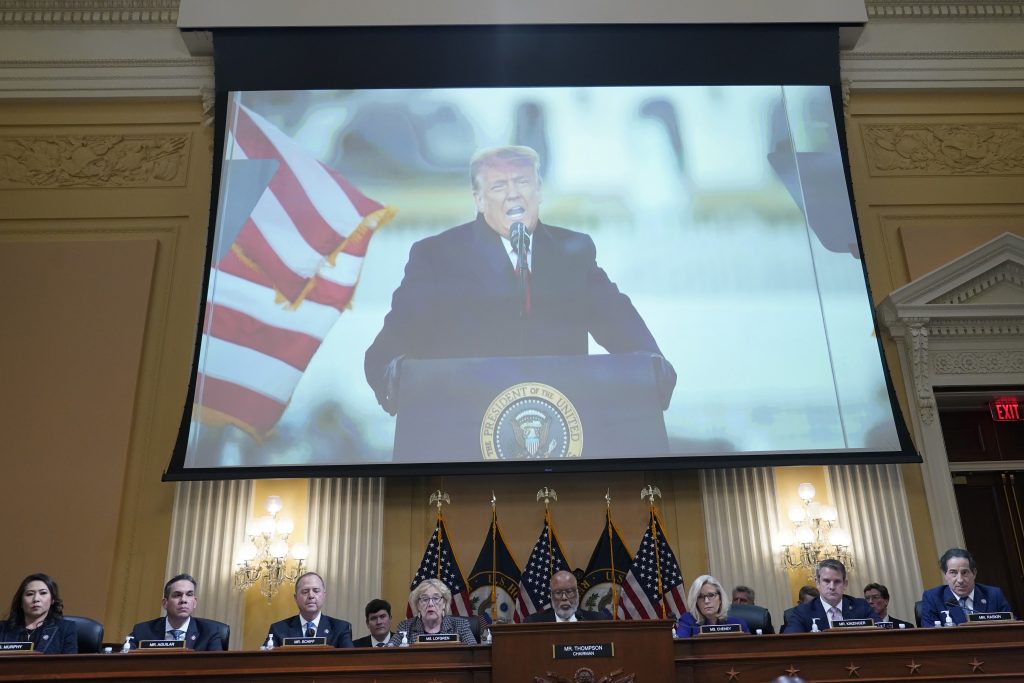 White House press secretary Karine Jean-Pierre declined to directly comment on the Monday criminal referrals the House January select committee sent to the Justice Department for former President Donald Trump.