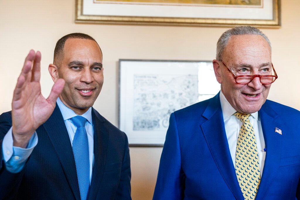 Donald Trump indicted: Democratic congressional leaders say process should unfold ‘peacefully’