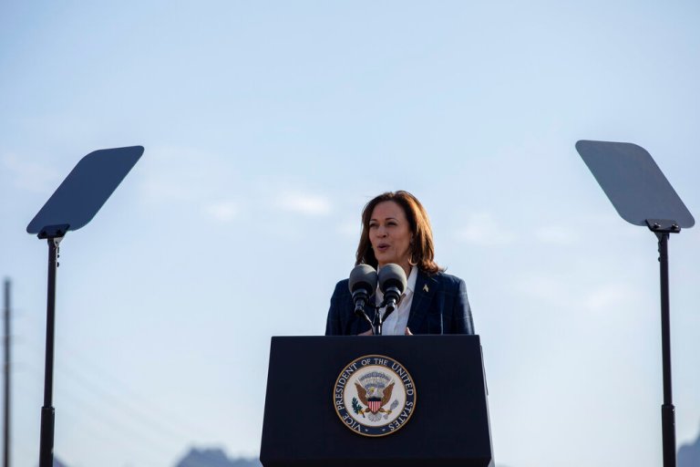 On Roe anniversary, Harris takes abortion fight to DeSantis’s backyard