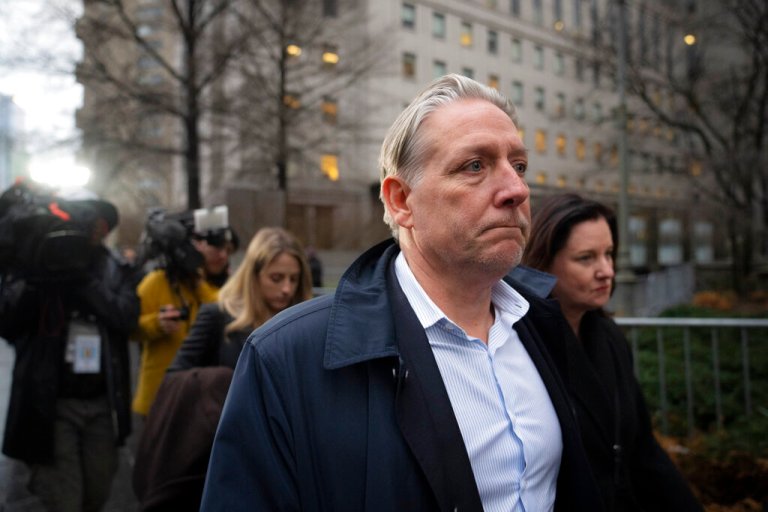 Charles McGonigal, former special agent in charge of the FBI's counterintelligence division in New York, leaves court, Monday, Jan. 23, 2023, in New York. The former high-ranking FBI counterintelligence official has been indicted on charges he helped a Russian oligarch, in violation of U.S. sanctions.
