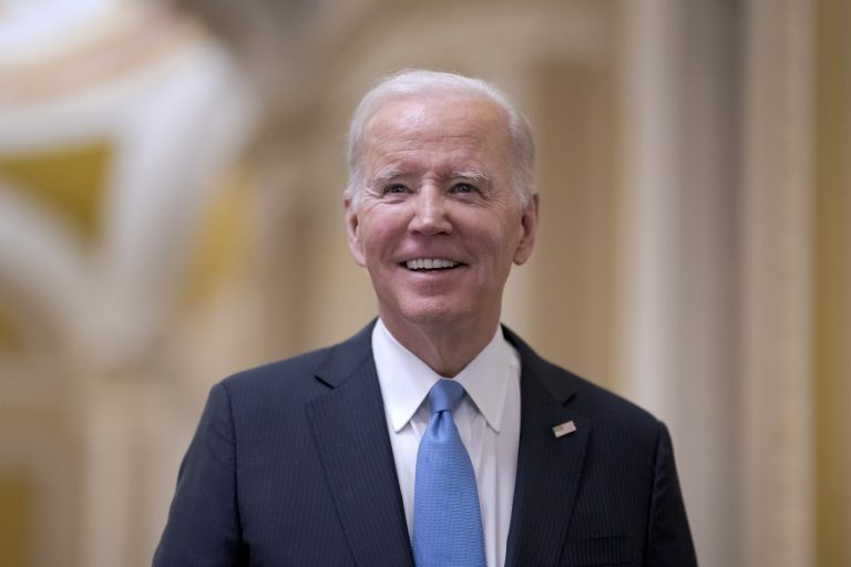 President Joe Biden gave the first indication Thursday that he will visit East Palestine, Ohio, the site of February's toxic train derailment. 