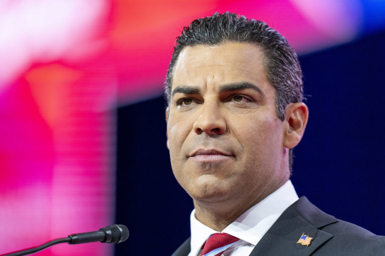 Miami Mayor Francis Suarez speaks at the Conservative Political Action Conference, CPAC 2023, Friday, March 3, 2023, at National Harbor in Oxon Hill, Md. 