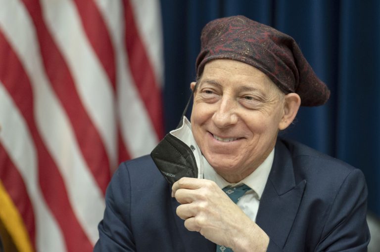 Rep. Jamie Raskin, D-Md., participates in the House Oversight and Accountability Committee's hearing about Congressional oversight of Washington, D.C., in Washington, Wednesday, March 29, 2023.